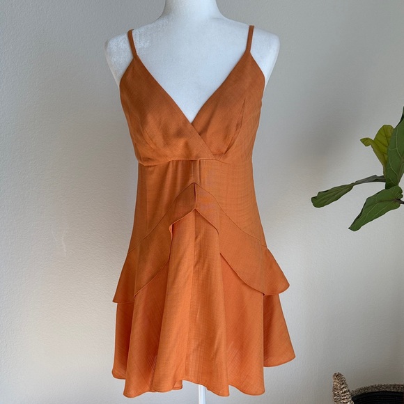 SANDRO Ruffled mini dress - Picture 5 of 7